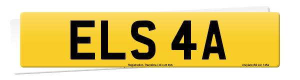Registration number ELS 4A